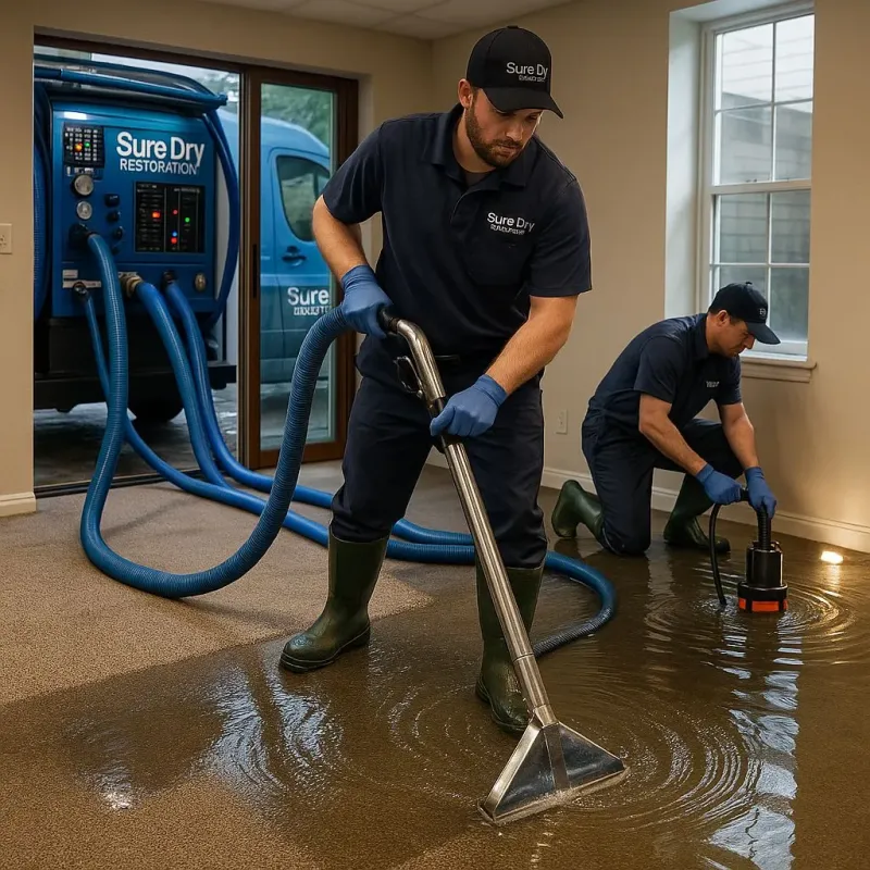 Water Extraction and Removal process in Russell County, KY